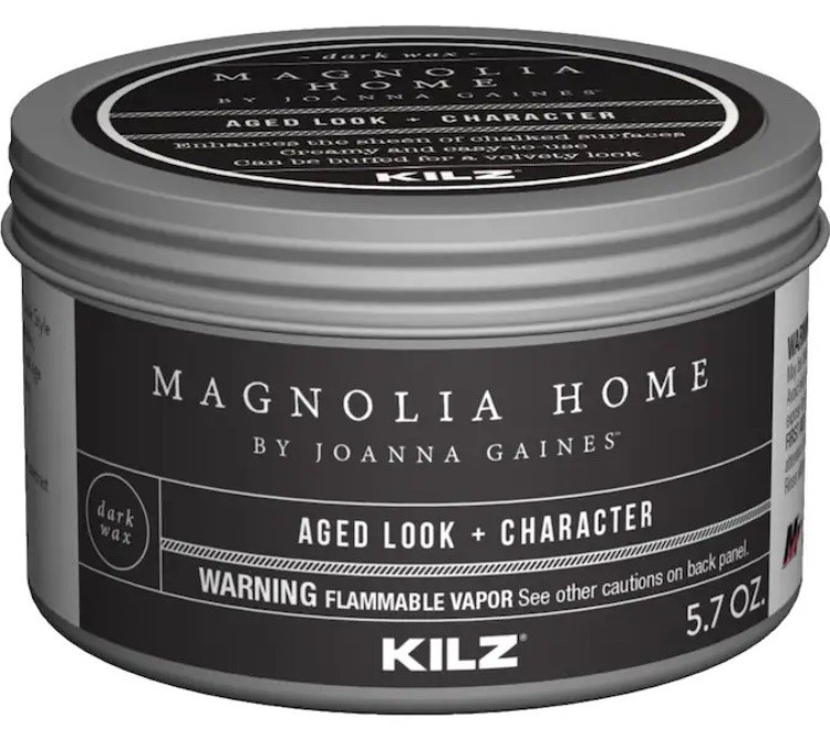 New Magnolia Home by Joanna Gaines Aged Look Dark Wax Kilz Chalk 5.7 Oz