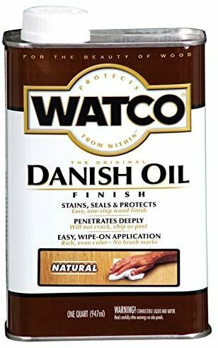 Watco A65741 1 Quart Natural Danish Oil Finish