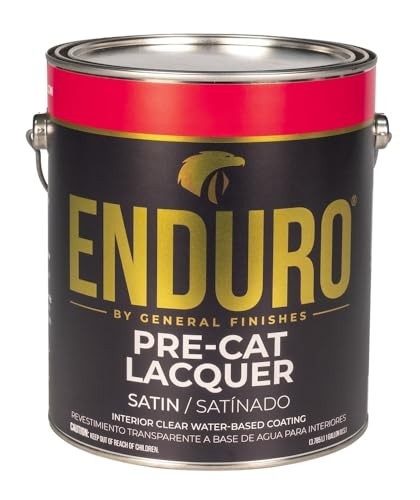 General Finishes Enduro Pre-Cat Lacquer Satin, 1 Gallon