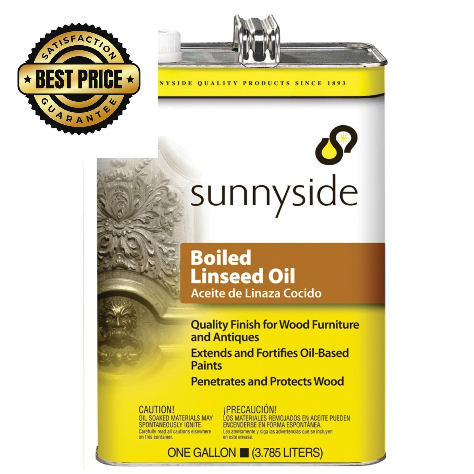Sunnyside Corporation 872G1S Boiled Linseed Oil, Gallon, Oil