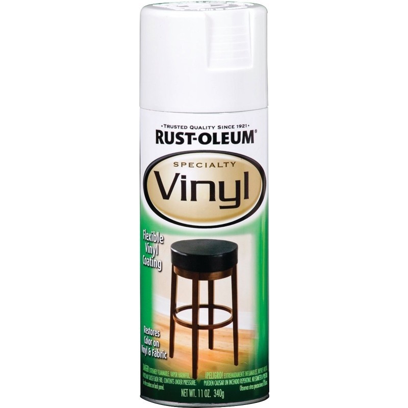Rust-Oleum 1911830 Spray Paint, Semi-Gloss, White, 12 oz, Can