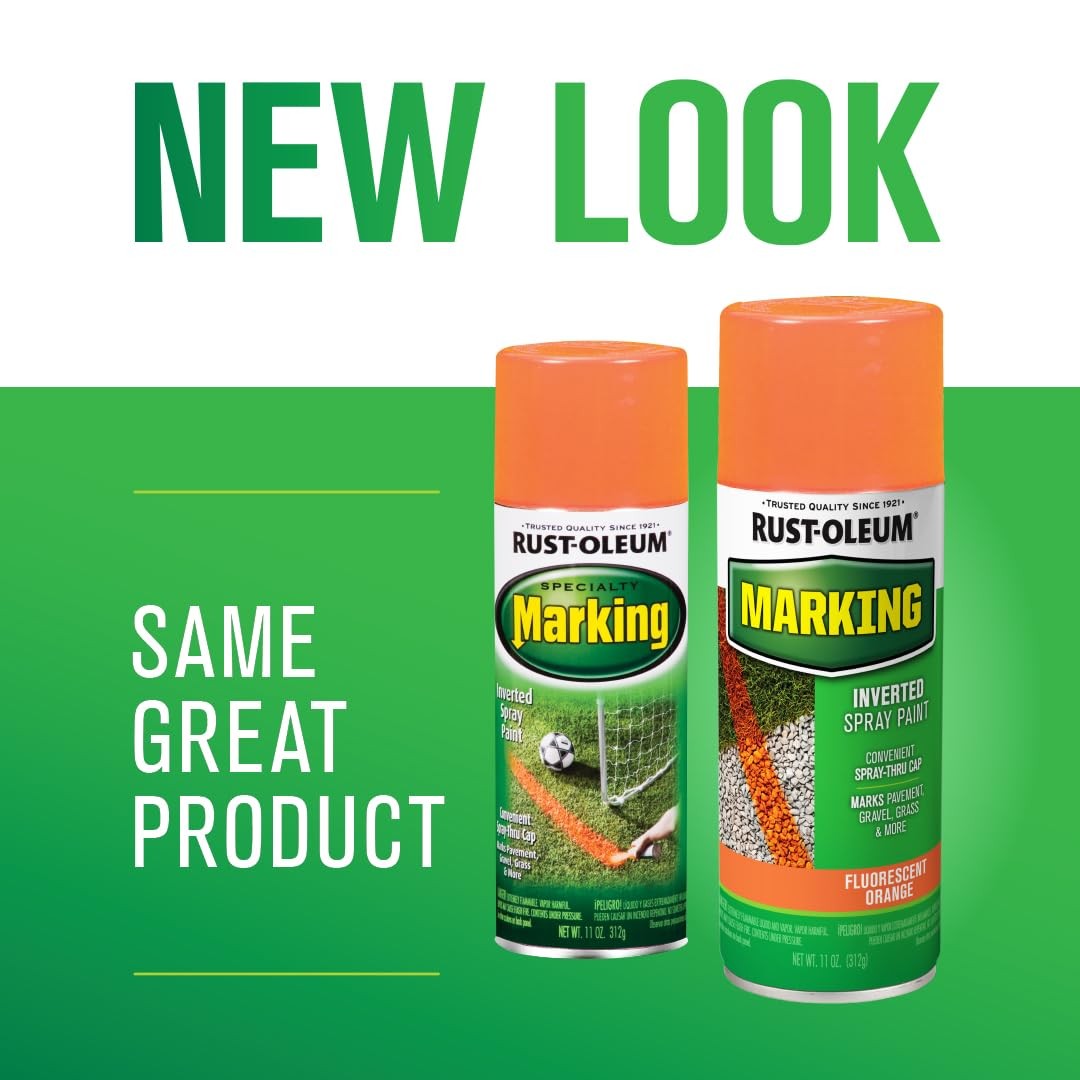 Rust Oleum Fluorescent Orange Marking Spray Paint 11 Ounce Pack Of 1