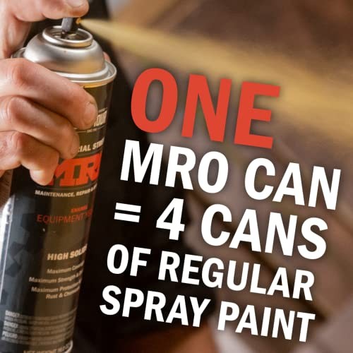 SEYMOUR 620-1431 Industrial MRO High Solids Spray Paint, Light Gray Primer