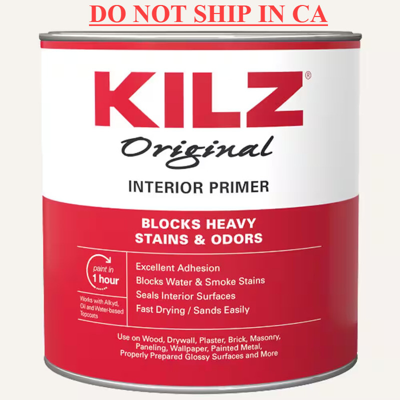 KILZ Original 1 qt. White Oil-Based Interior Primer, Sealer, and Stain Blocker