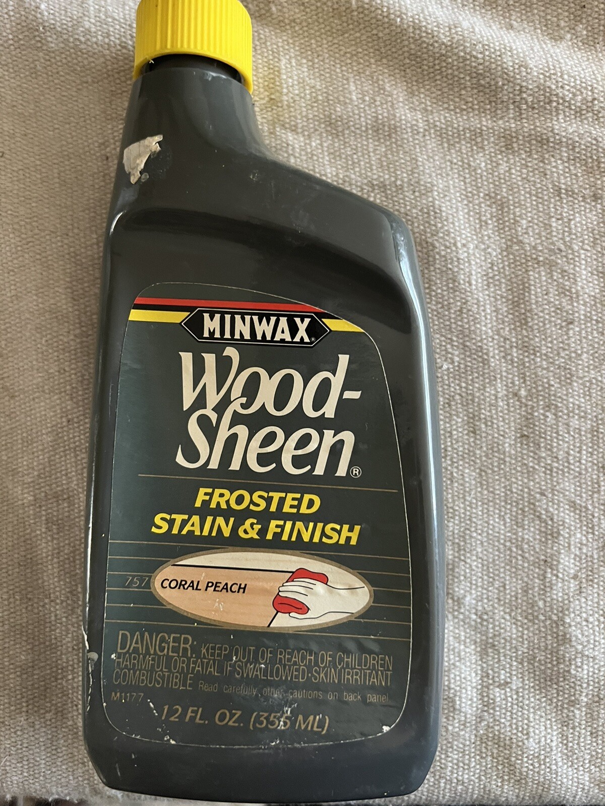 Minwax Wood Sheen Frosted Stain & Finish Coral Peach 12 Fl oz Vintage