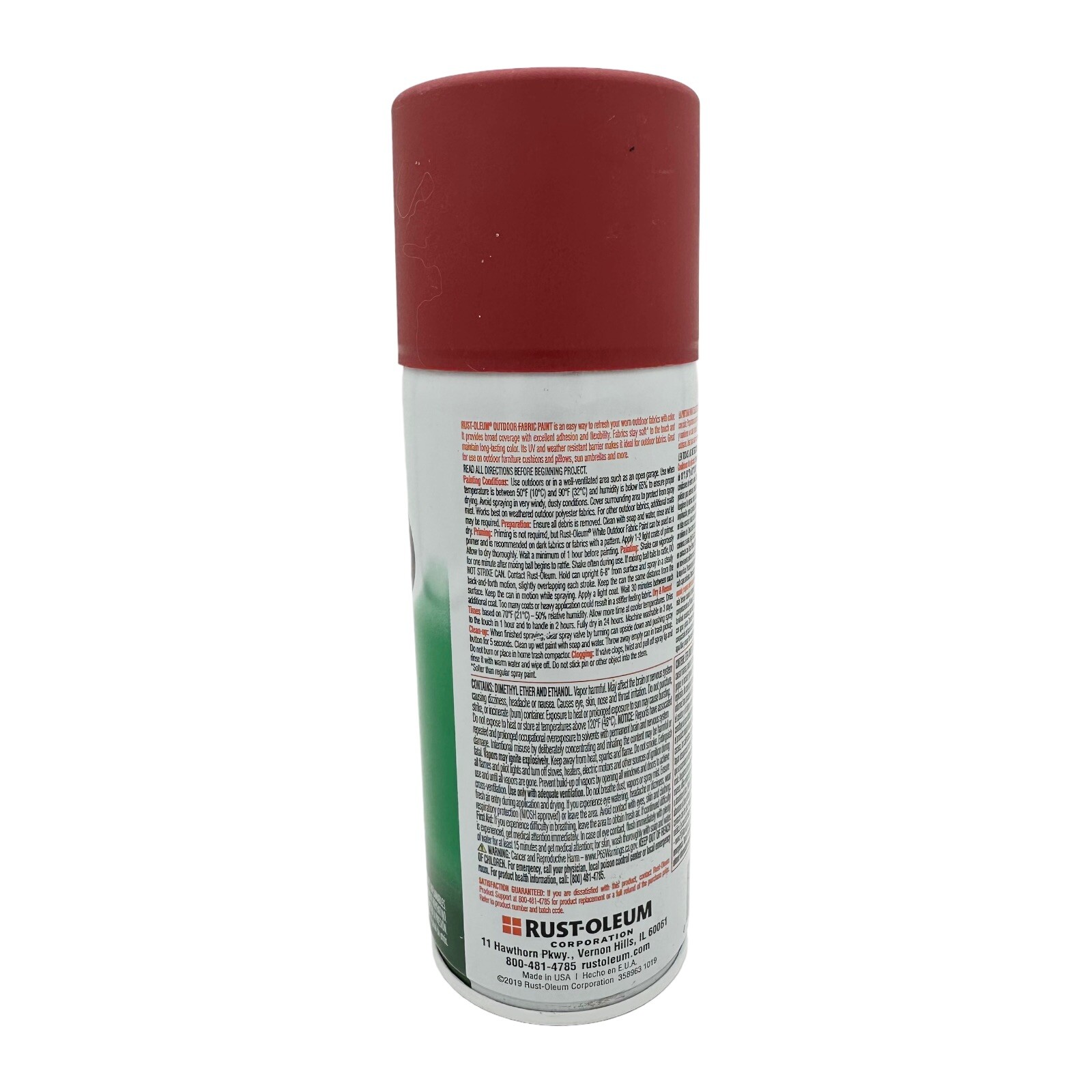 Rust-Oleum Specialty Fabric Spray Paint, Dark Red, 12 Oz.