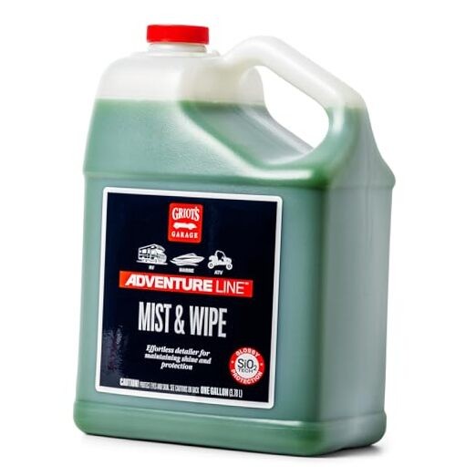 Mist and Wipe, SiO2 Ceramic Detailer for RVs, Campers, 25 Fl Oz (Pack of 1)
