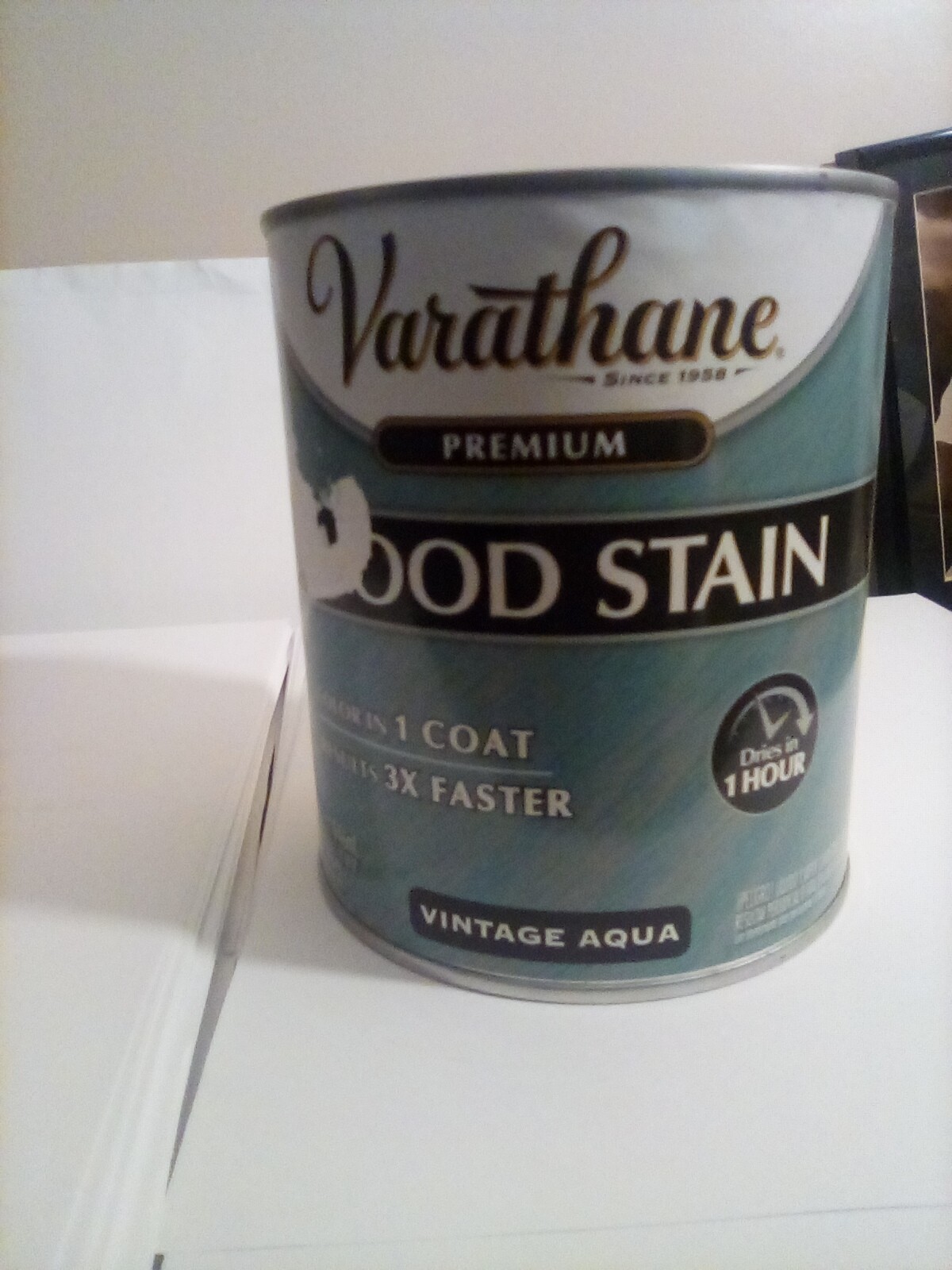 Varathane Premium Fast Dry Wood Stain Quart Vintage Aqua FREE SHIPPING