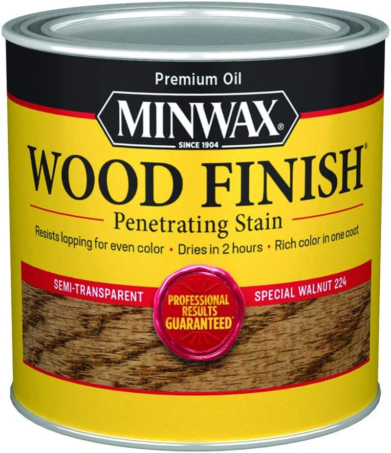 Wood Finish, Special Walnut, 1/2 Pint