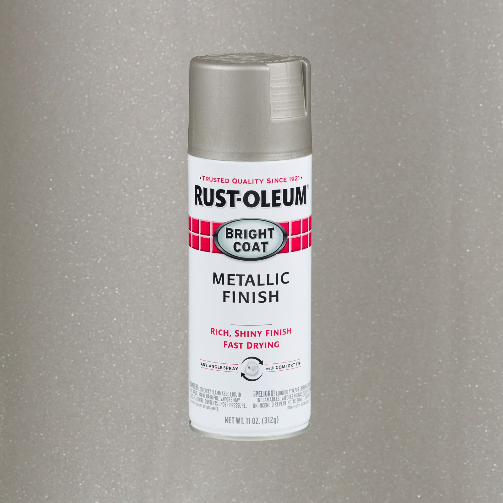 4 Pack Rust-Oleum Bright Coat Metallic Spray Paint Aluminum 11 oz 7715830 – New