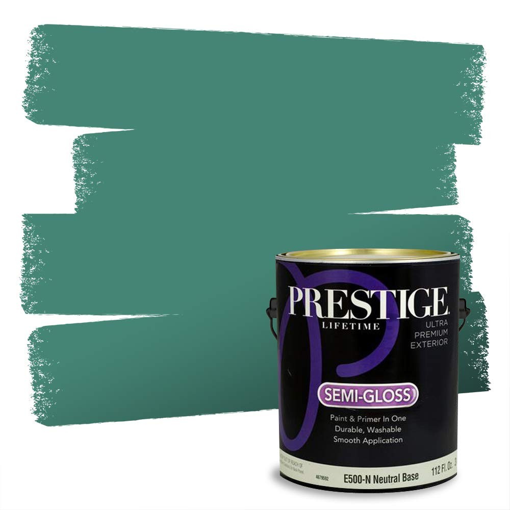 Prestige Exterior Paint And Premiumr In One Pine Bow Semi-Gloss 1 Gallon