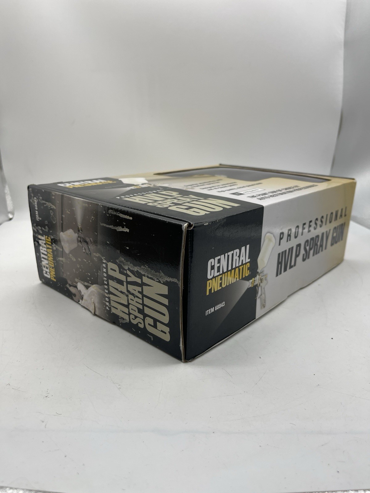 Central Pneumatic Professional HVLP Auto Paint Restoration Spray Gun 20 oz.*NEW*