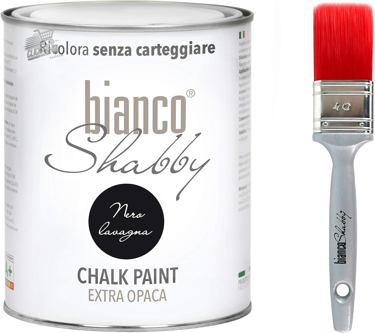 CHALK PAINT Blackboard Brush Paint Shabby Chic Vintage Extra Matte 1L 40m