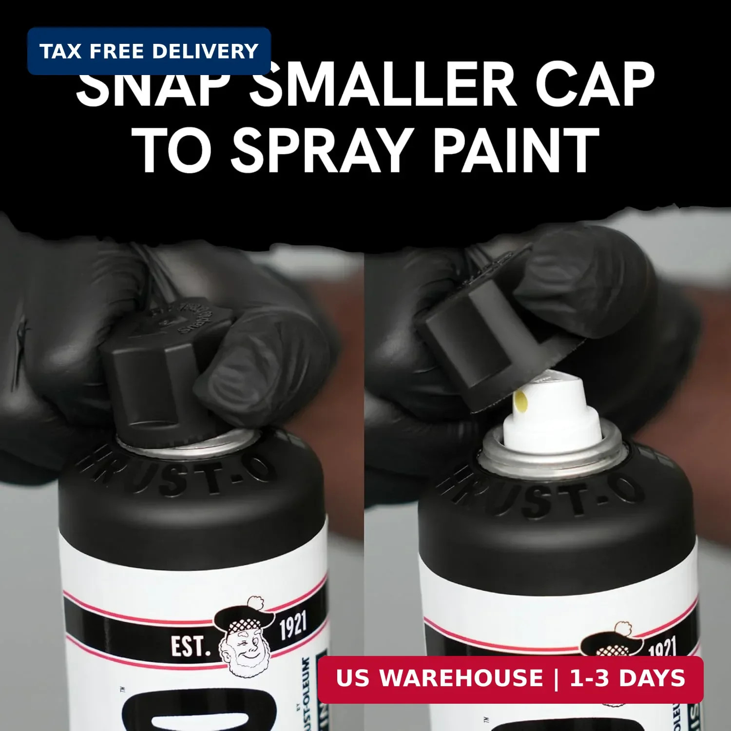 Rust-Oleum Rust-O Acrylic Spray Paint | Street Artist Spray Paint Cap Accessory