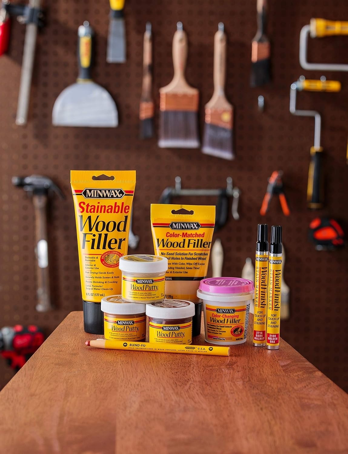 Versatile Dark Walnut Wood Stain Marker – Touch-Up Pen for Furniture and DIY