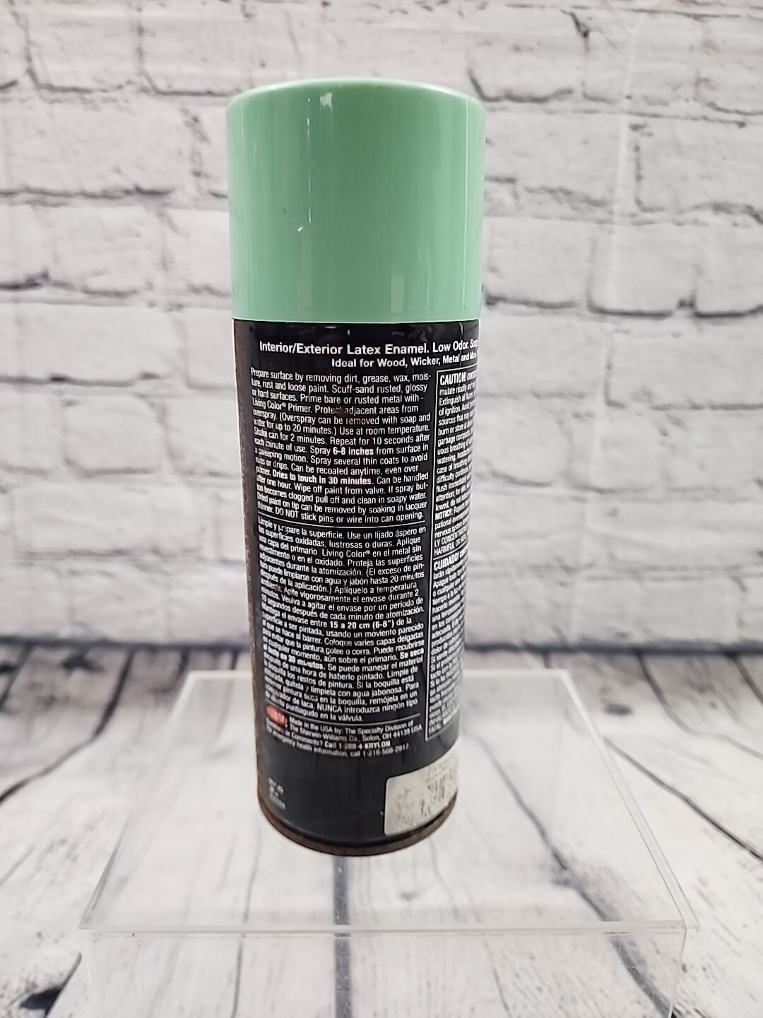 Retired Vintage Krylon Spearmint Spray Paint Can 12 Oz Can Made In USA
