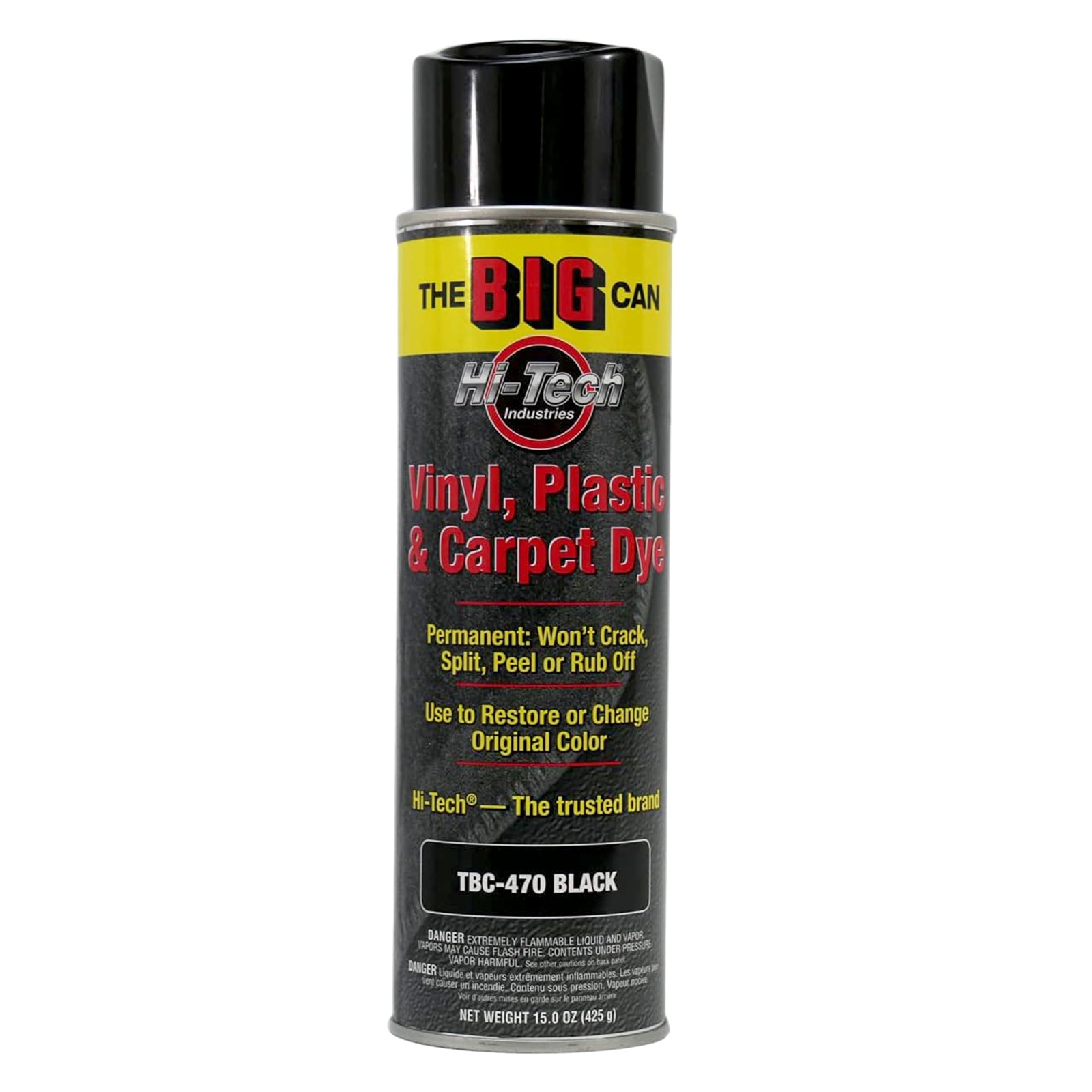 Spray Dye Black 15oz Carpet, Vinyl, Fabric & Upholstery Restorer Permanent