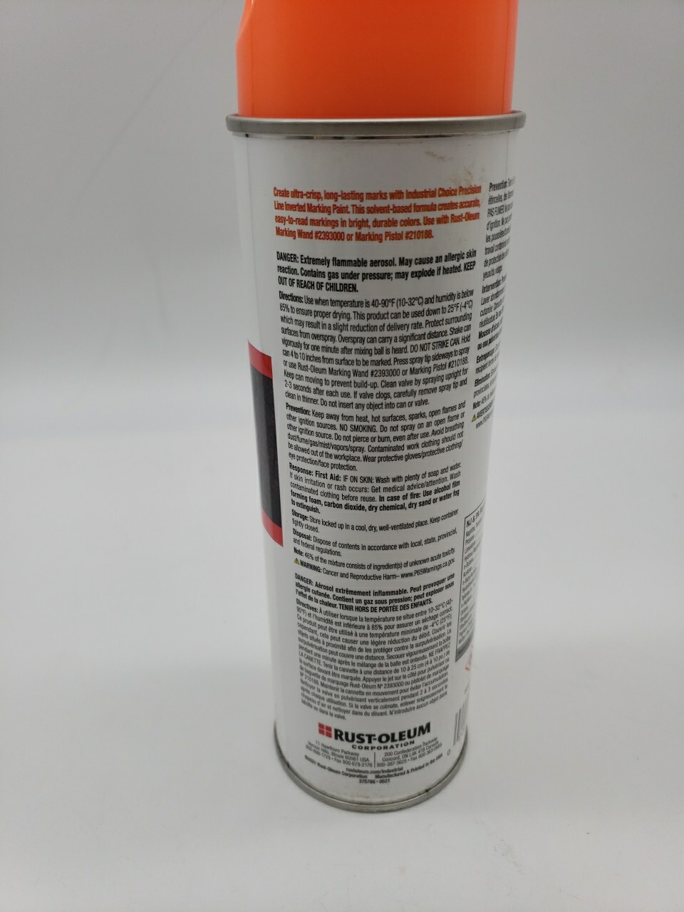 17 oz. Flat Alert Orange Inverted Marking Spray Paint