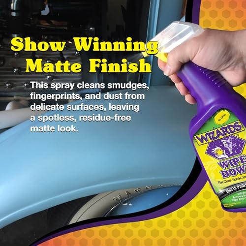 – Wipe Down Quick Detailer Spray – Matte Finish Cleaning Solution – 22 oz.