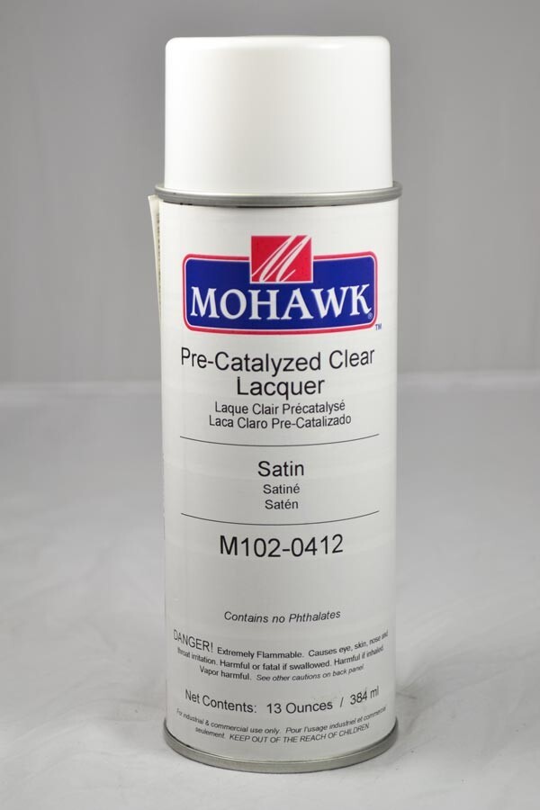Mohawk Finishing Products M102-0412 Mohawk Pre-Catalyzed Clear Finish Satin NIB