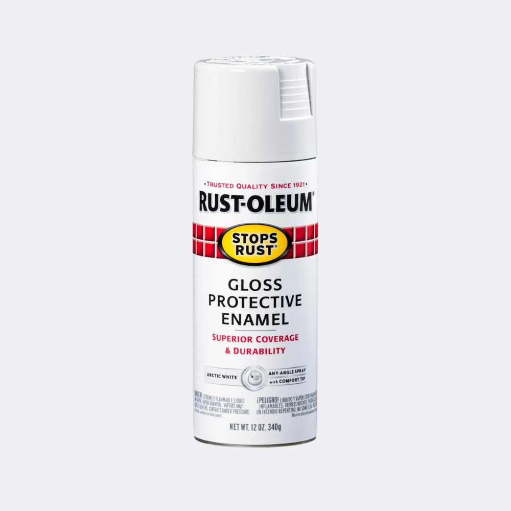 6-Pack Rust-Oleum Stops Rust Spray Paint, Arctic White Gloss, 12 oz, Protective