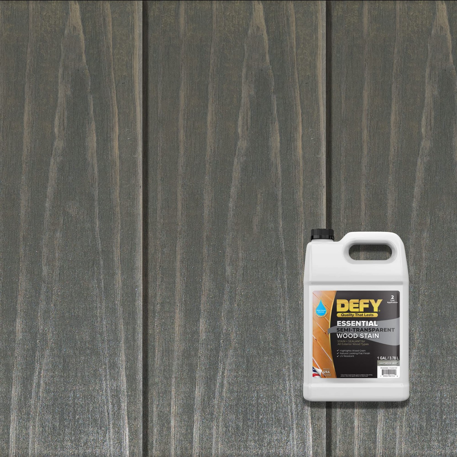 DEFY Essential Semi Transparent Exterior Deck Stain and Sealer – One Day Deck St
