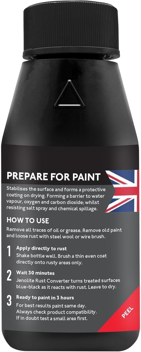 Rust Neutralizer & Converter for Metal – 150ml Waterproof Finish, Easy to Apply