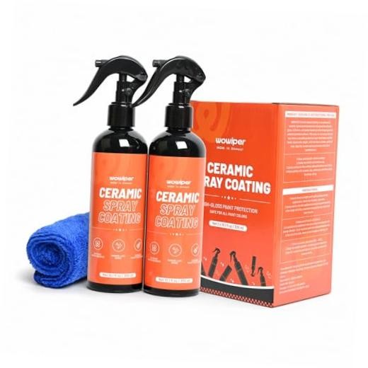 Ceramic Coating for Cars – Quick Effect Spray Coating, Extremely Hydrophobic