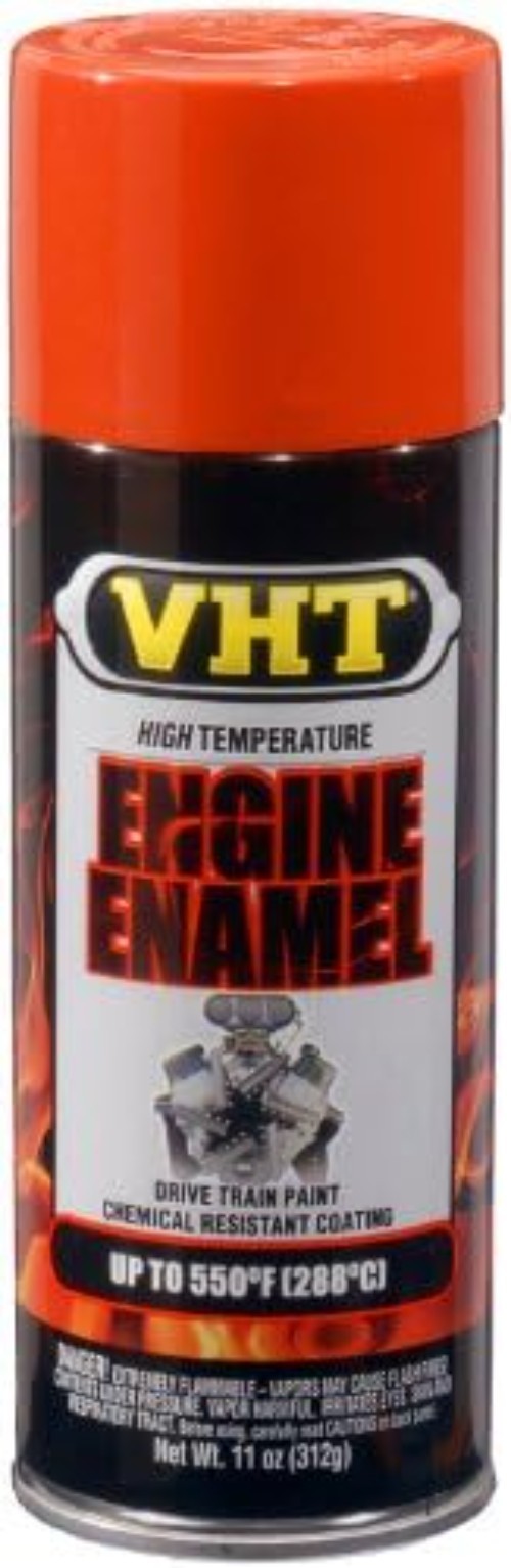 550° High Heat Engine Enamel – Chrysler Hemi-Orange 11oz Aerosol for Durability