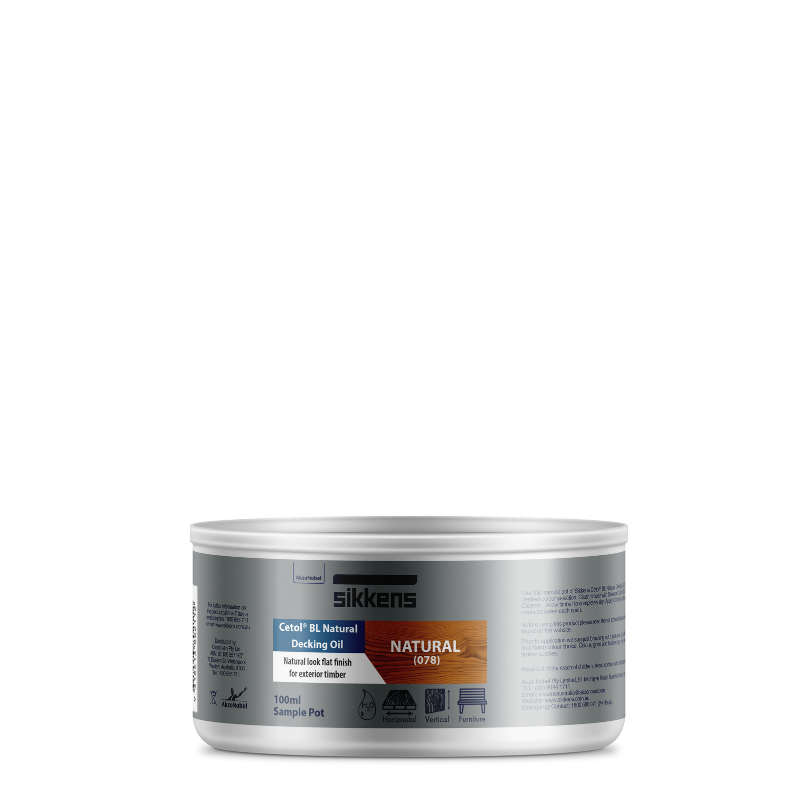 Sikkens Cetol BL Natural Deck Oil – Natural 100ml
