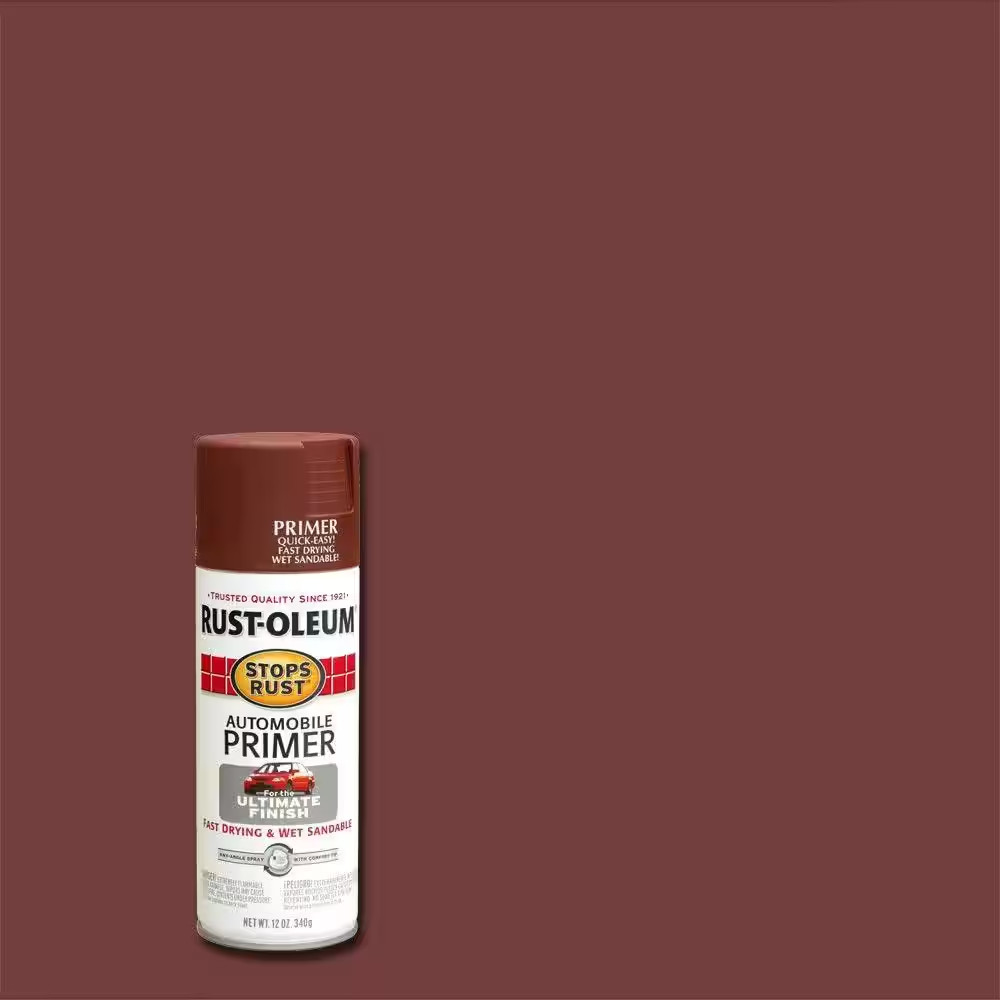 12 oz. Flat Red Automotive Primer Spray (6-Pack)