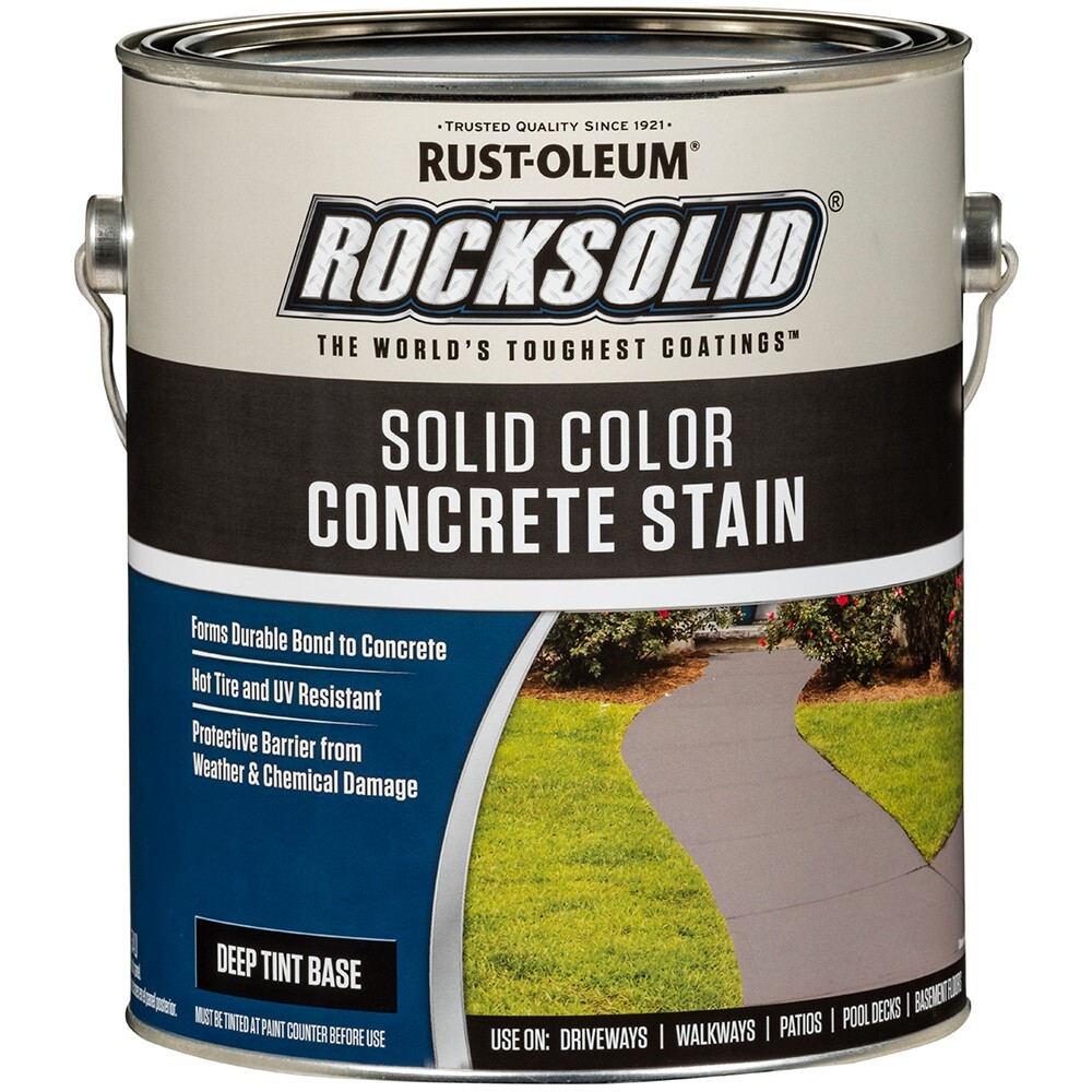 Rust-Oleum 365976 Rocksolid Concrete Stain Deep Tint Base gal