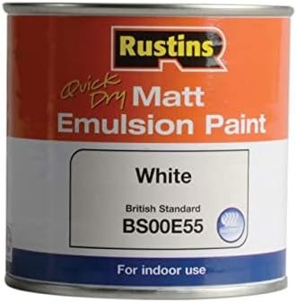 Rustins MEMLW250 Matt Emulsion White 250ml