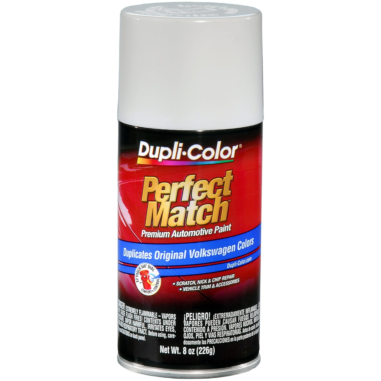 Perfect Match Premium Automotive Paint, Candy White, 8 oz
