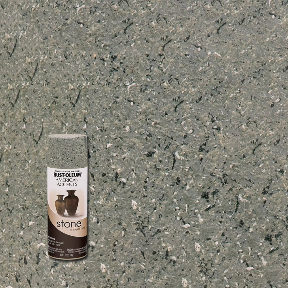 Gray Textured Spray Paint Natural Stone Look Most Surfaces 12 Oz