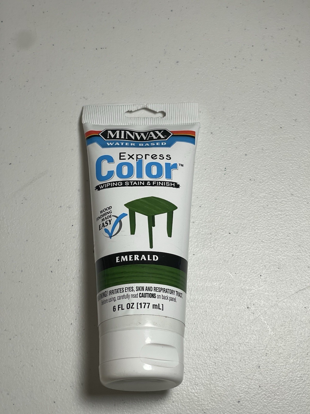 Minwax Water Based Express Color Wiping Stain & Finish Emerald Green 6fl.oz #253