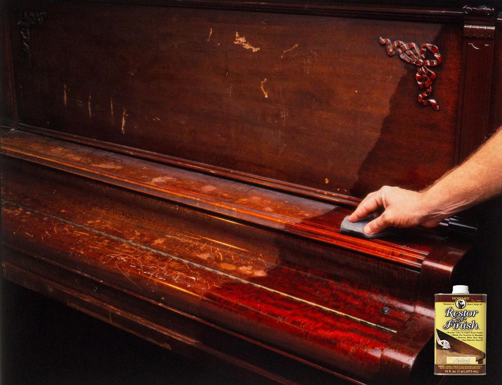 HOWARD – Restor-A-Finish: Restore Your Ebony Wood Finishes Repair Scratches, …