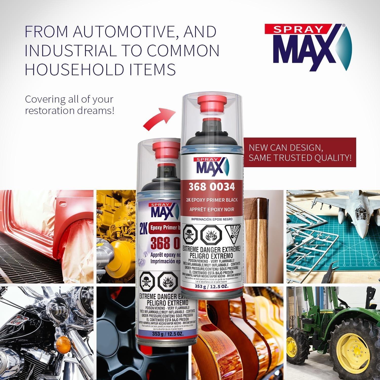 Rust-Resistant Epoxy Primer Spray | Aluminum & Steel Coating