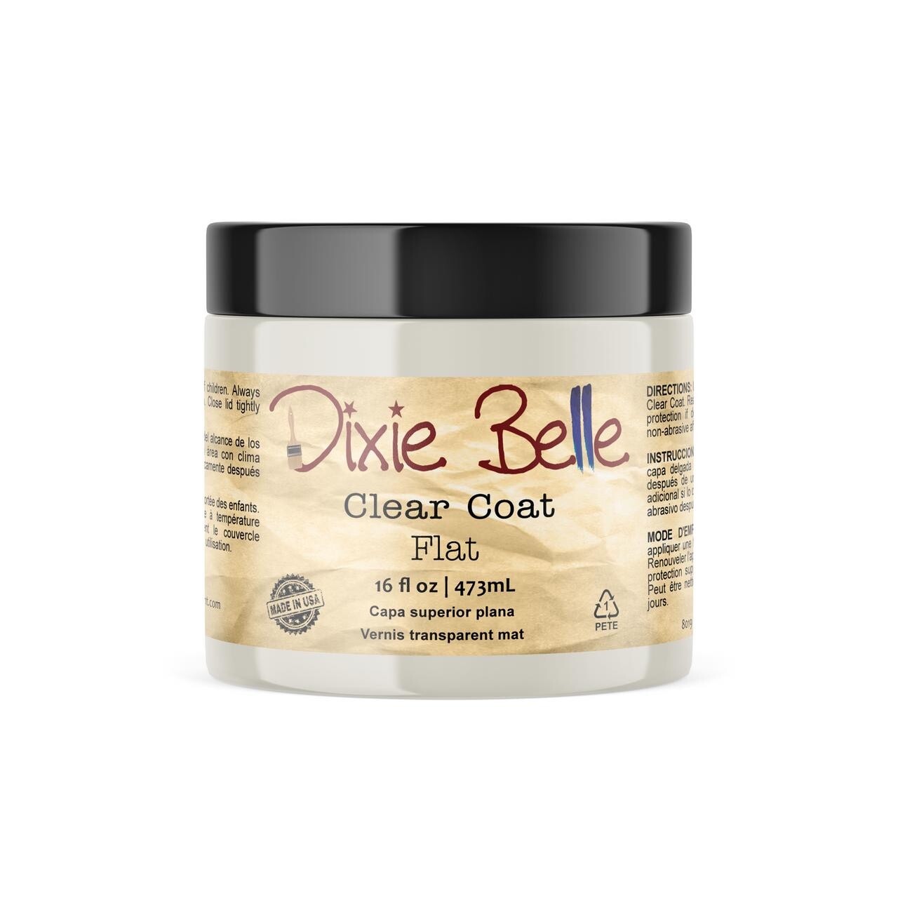 Satin, Gloss, Flat Top Coat Sealer DIXIE BELLE 8, 16, 32 oz sizes