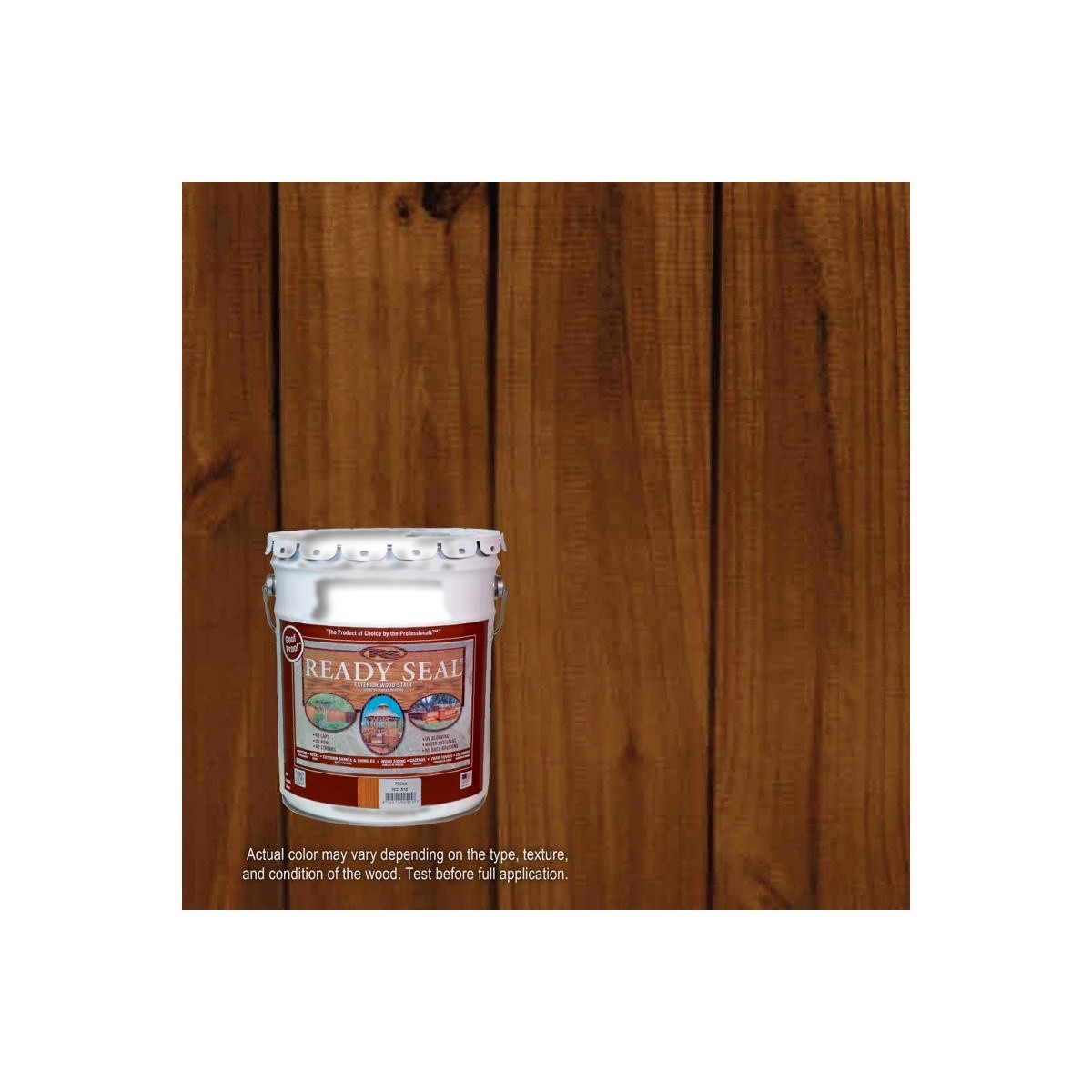 Ready Seal Semi-Transparent Flat Pecan Oil-Based Wood Stain/Sealer 5 gal 515
