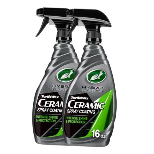 Hybrid Solutions Ceramic Spray Coating, High Shine Car 16 Fl Oz (Pack of 2)