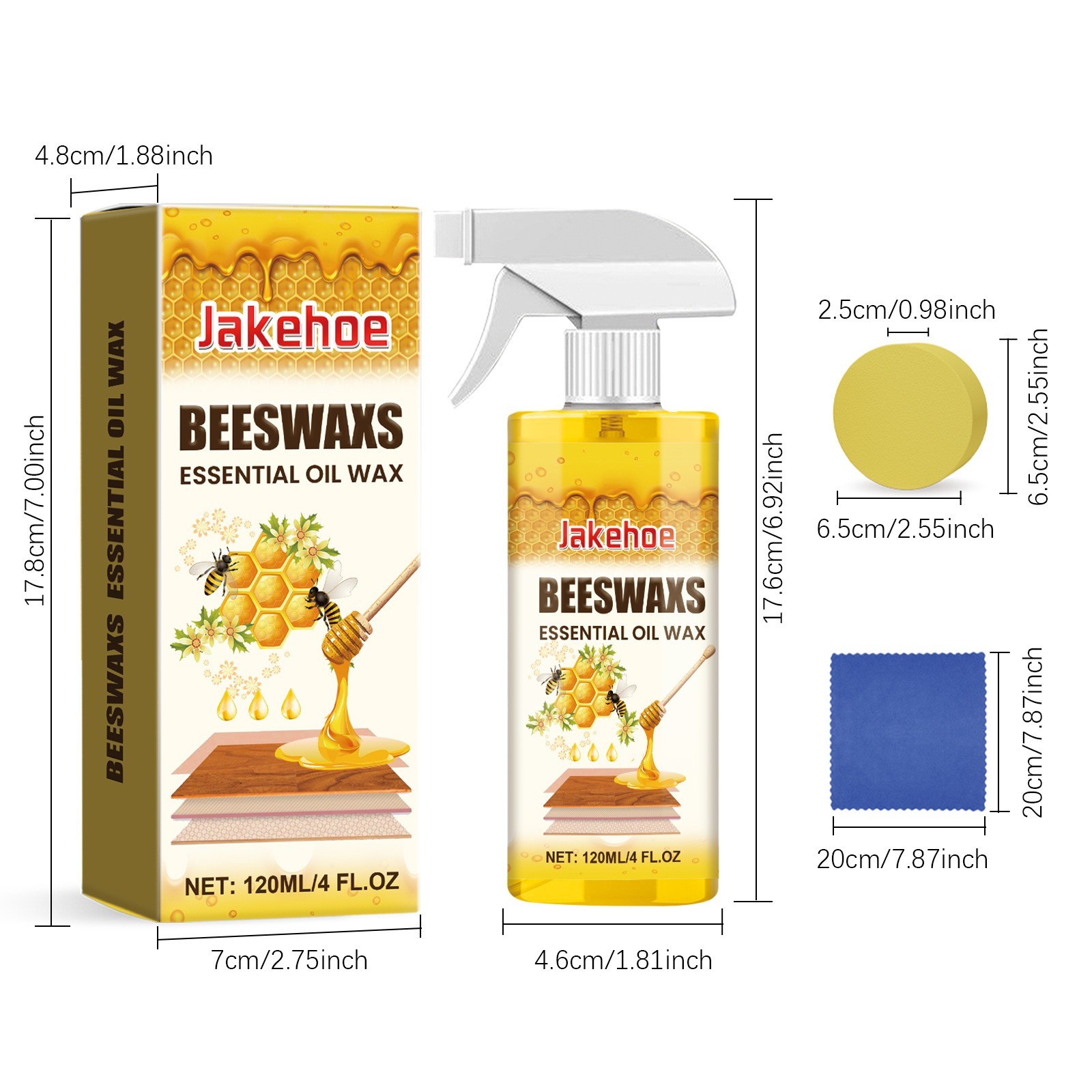 Natural Micro-Molecularized Beeswax Spray, Beeswaxs Essential Oil Wax