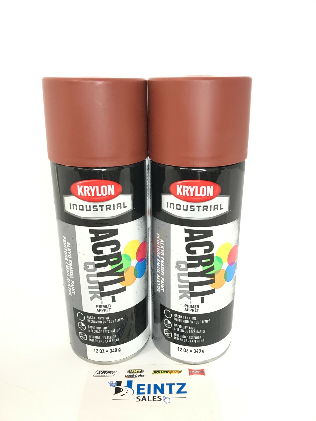 Krylon 5583-2 PACK Color Maxx RED OXIDE Primer – 12 oz