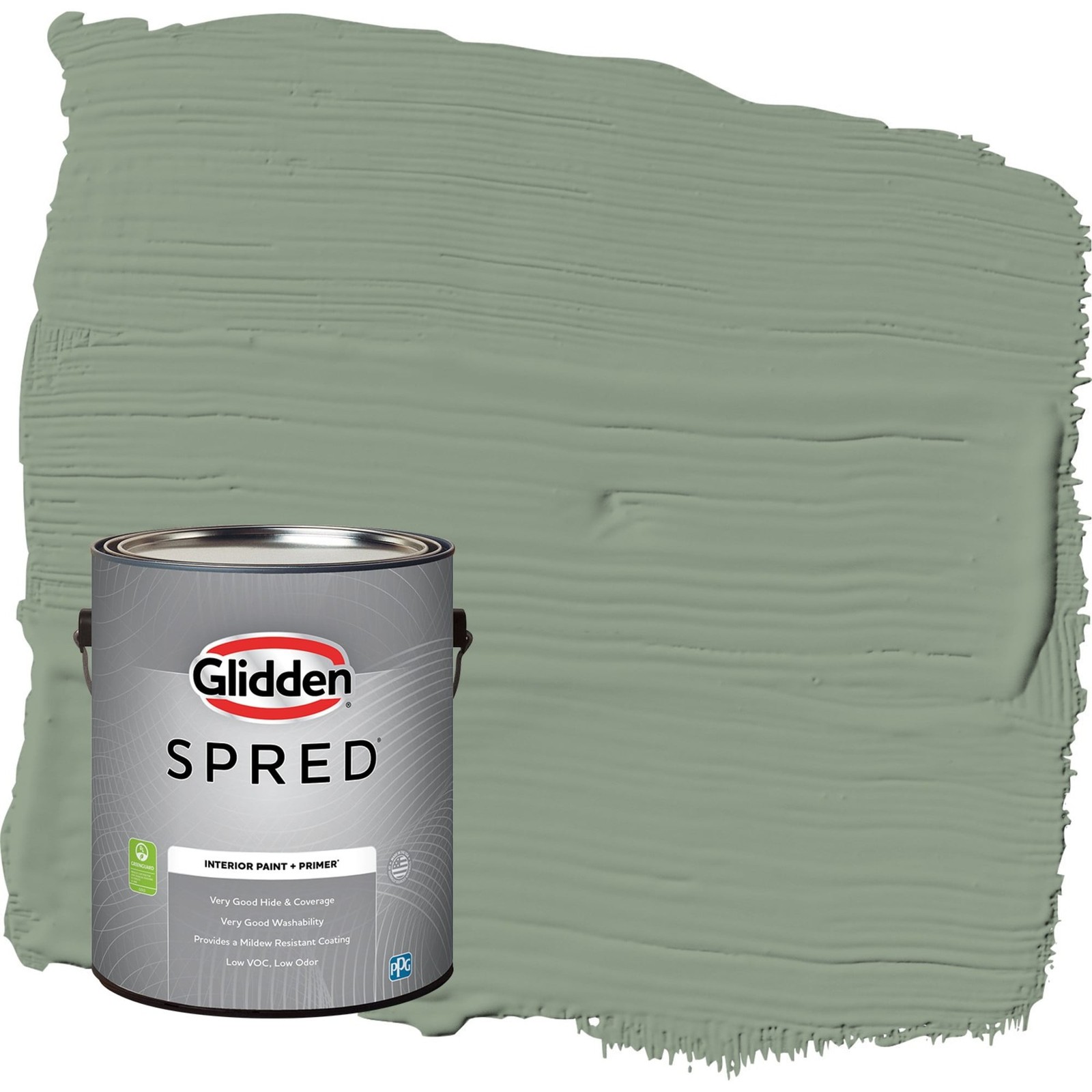 Glidden Spred Grab-N-Go Farm Fresh / Green, Flat Interior Paint with Primer