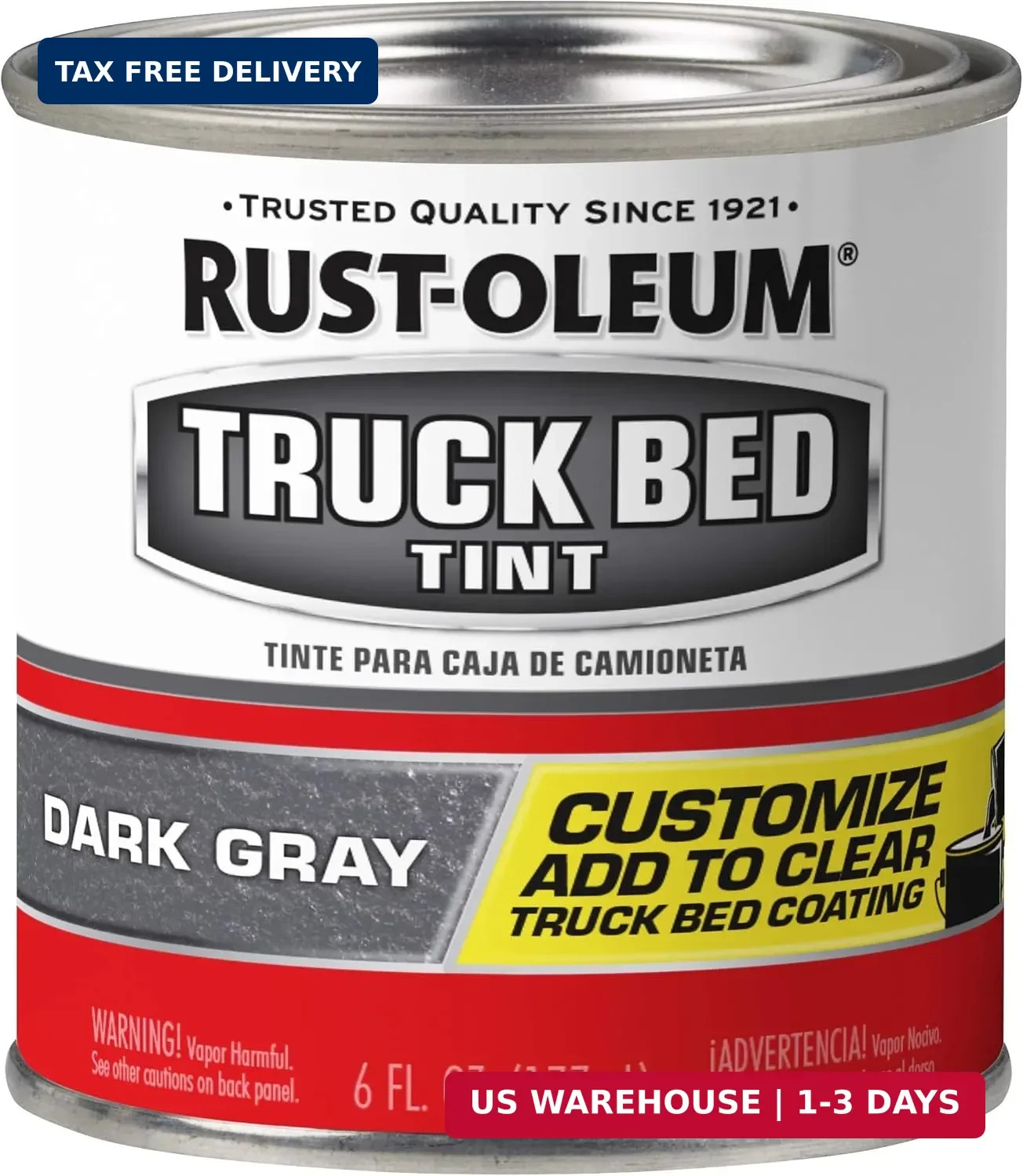 Rust-Oleum 344403 Tint Truck Bed Coating, Dark Gray