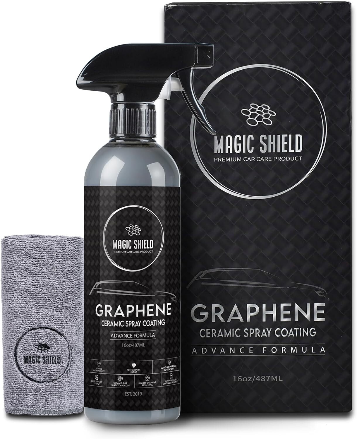 Graphene Ceramic Spray Coating – Quick & Easy Application for Cars, Motorcycl…