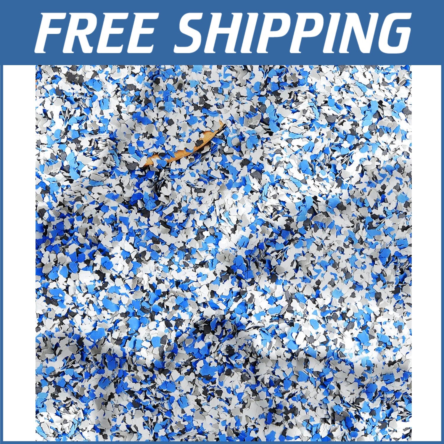 12.4 lb Waterproof Epoxy Garage Floor Paint with Color Chips for Customization