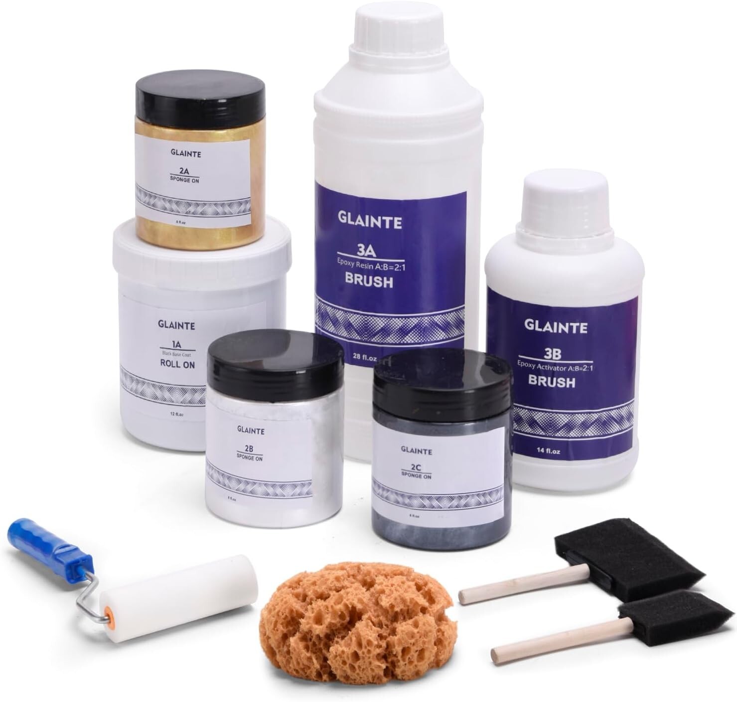 Epoxy Countertop Paint Kit – Granite Counter Top Refinishing Paint Kit for Ki…