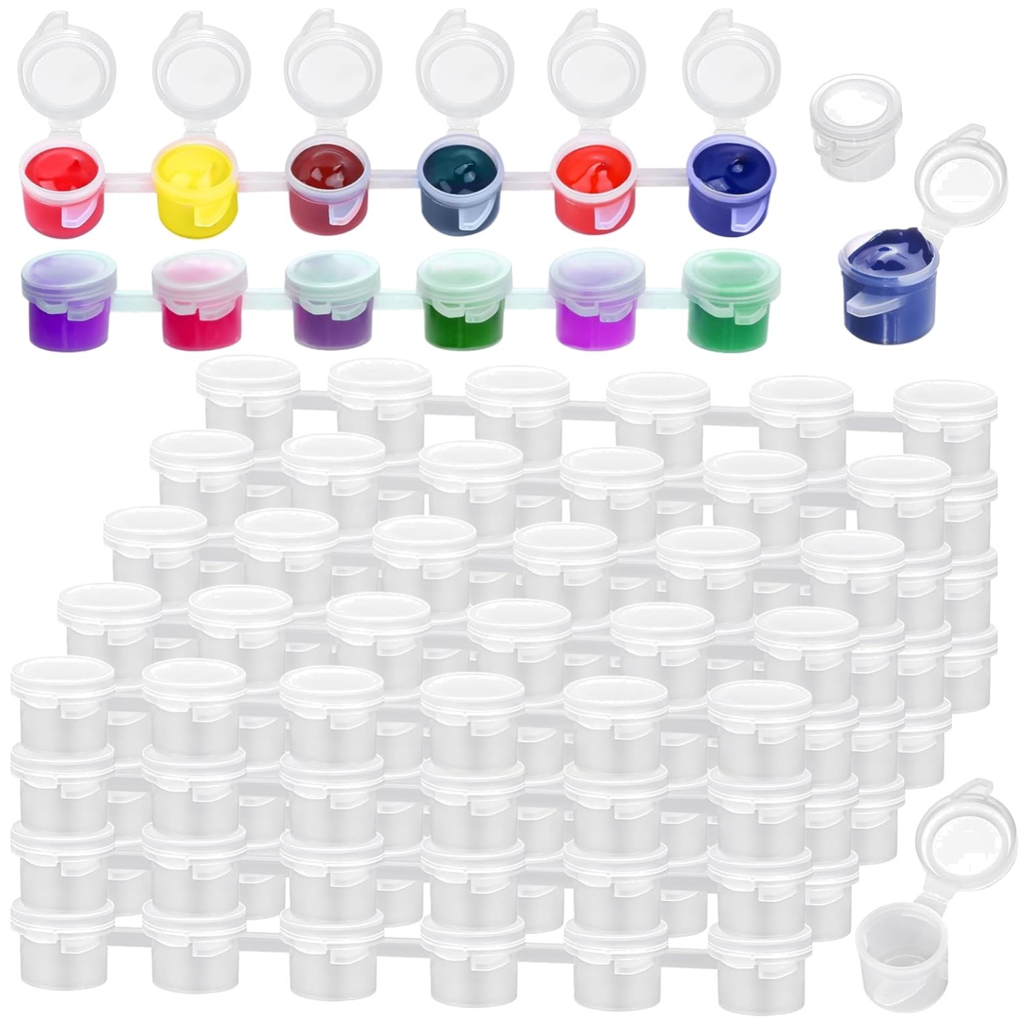 Portable 3ml Paint Pods for Crafts & Schools