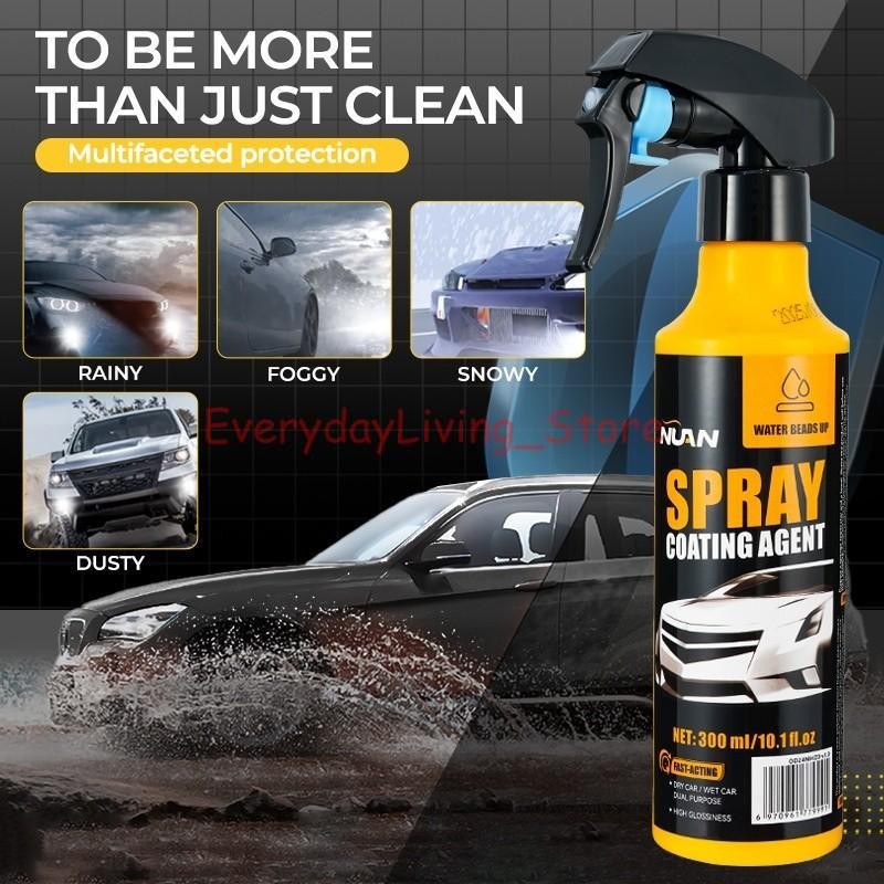 300ML Set Nuan Car Coating Spray |Protection Quick Car Wax Polish US Stock